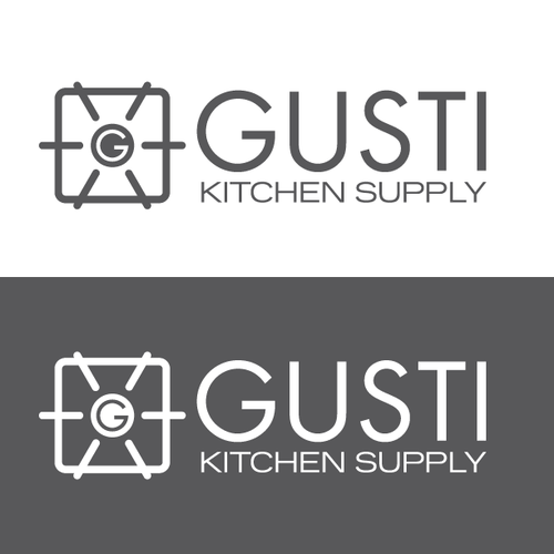 Supply logo with the title 'logo for Gusti Kitchen Supply'