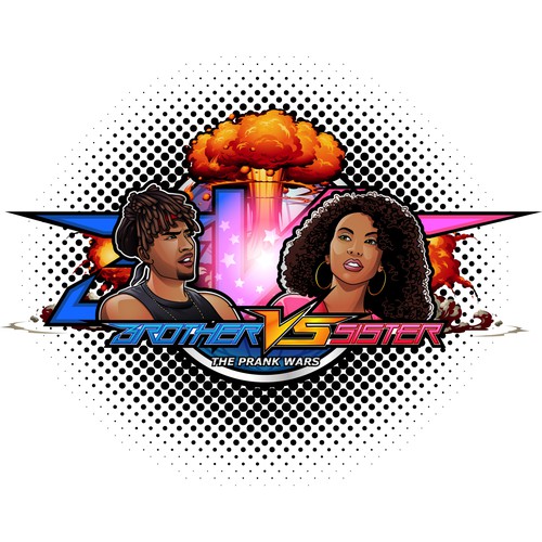 War design with the title 'Prank Show Logo '