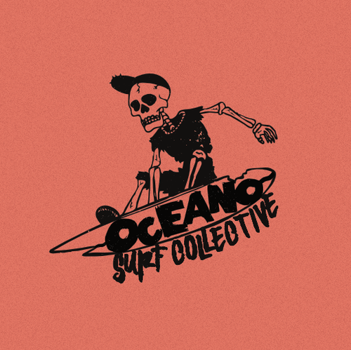 Heavy metal logo with the title 'Gritty Surf Logo'