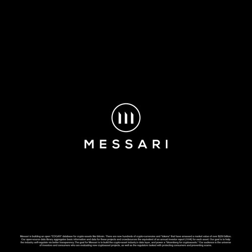 M brand with the title 'Messari'