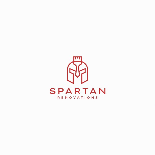 Painting logo with the title 'Spartan Renovations'