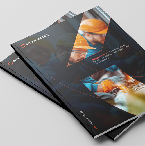 Commercial design with the title 'Capability Statement - Commercial and industrial maintance company'