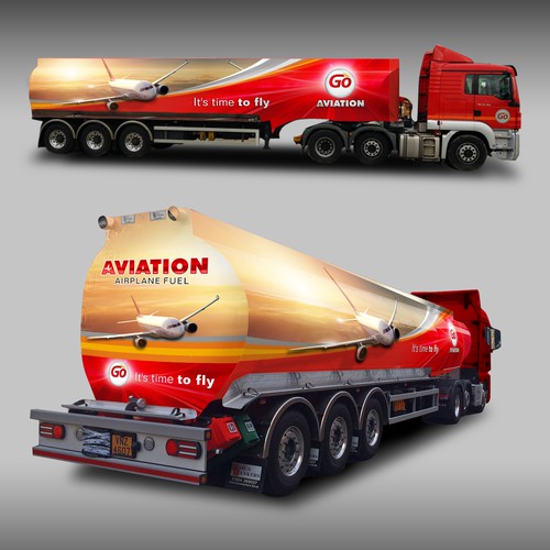 Tank design with the title 'GO AVIATION '