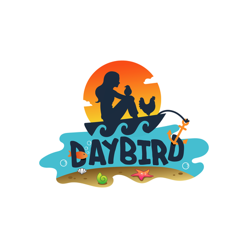 Boat logo with the title 'Daybird'