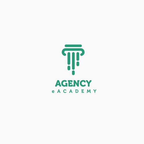 Academy logo with the title 'Logo for  insurance agents'