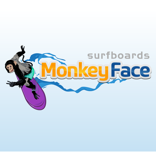 Surfboard logo with the title 'Create a hot new surf logo for Southern California!'