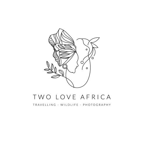 African logo with the title 'Logo Concept for African woman '