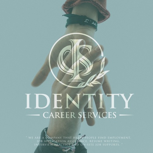 Career design with the title 'Logo for Identity Career Sevices (ICS)'