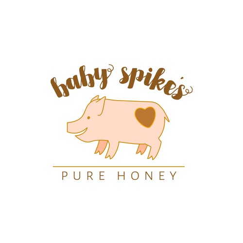 Pig brand with the title 'Baby Spike's Honey'