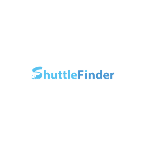 Airport design with the title 'logo template for ShuttleFinder'