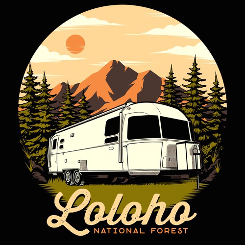 Forest t-shirt with the title 'loloho'