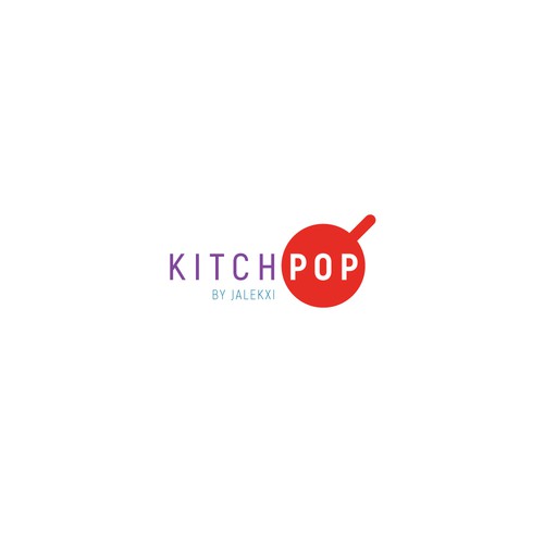Kitchenware logo with the title 'Concept for KitchPop, a seller of new kitchenware products'