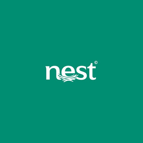Nest design with the title 'Minimal Nest Logo'