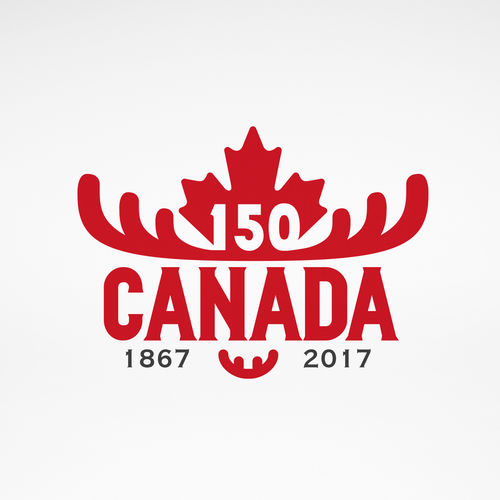 Canadian logo with the title 'Community contest: Design Canada’s 150th birthday logo!'