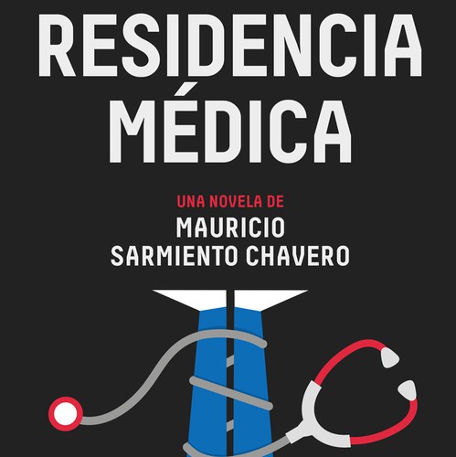 Doctor design with the title 'En la Residencia Medica Book Cover '