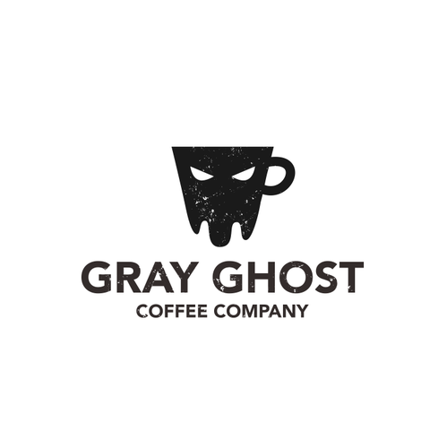 Ghost logo with the title 'gray gosht coffee company'
