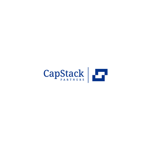 Bank design with the title 'MINIMAL and BOLD logo for CAPSTACK PARTNERS'