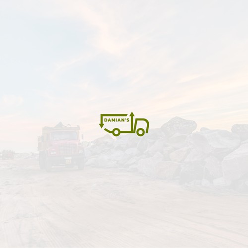 Truck brand with the title 'Junk Removal logo'