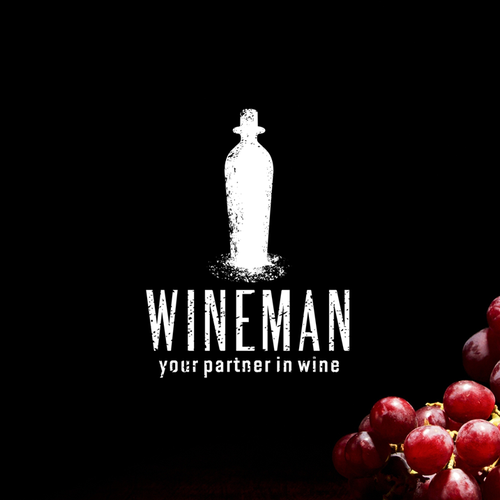 Grape design with the title 'Logo for wineman'