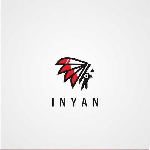 Feather logo with the title 'inyan'