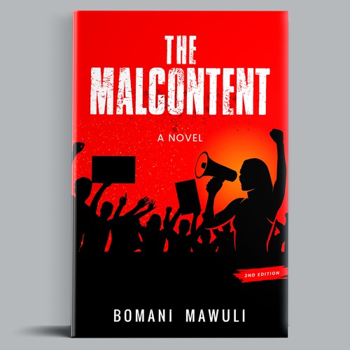 Story book cover with the title 'The Malcontent'