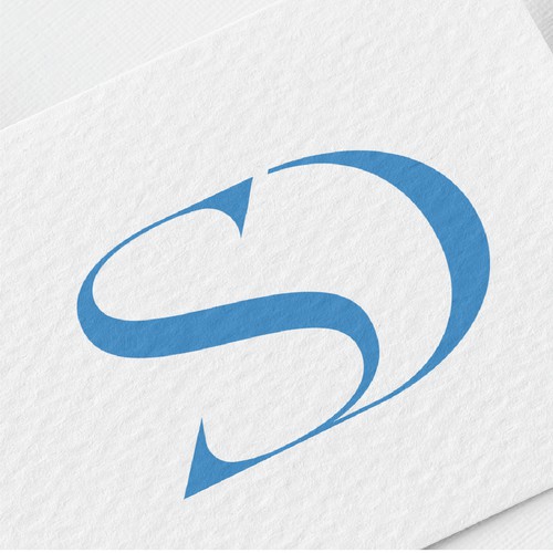 Sd logo with the title 'logo concept for construction company'