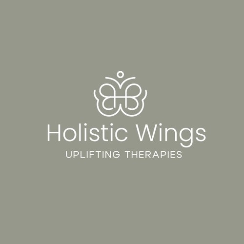 Healing logo with the title 'Holistic wings'