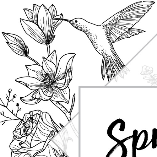 Flower design with the title 'flower design'