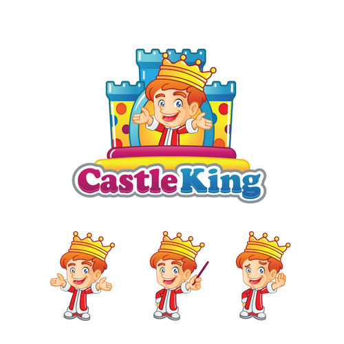 King logo with the title 'Castle King'