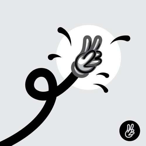 Peaceful logo with the title 'Peace sign for Central 23'