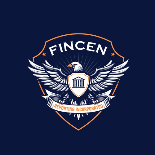 Eagle brand with the title 'FinCEN Reporting, Inc  - Reputation and trust!'