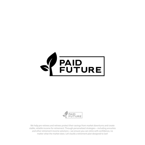 Confidence logo with the title 'Paid Future Logo'