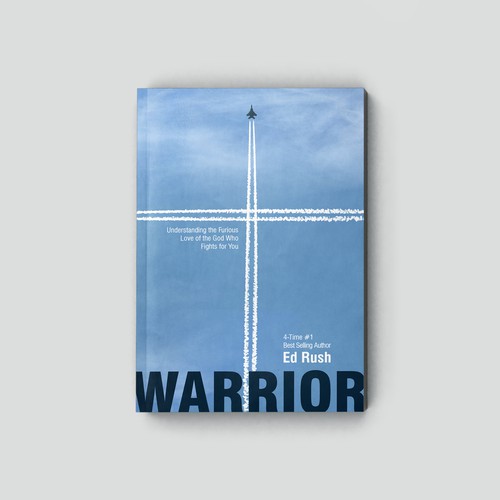 Warrior book cover with the title 'Fighter Pilot Non-Fiction Book Cover'