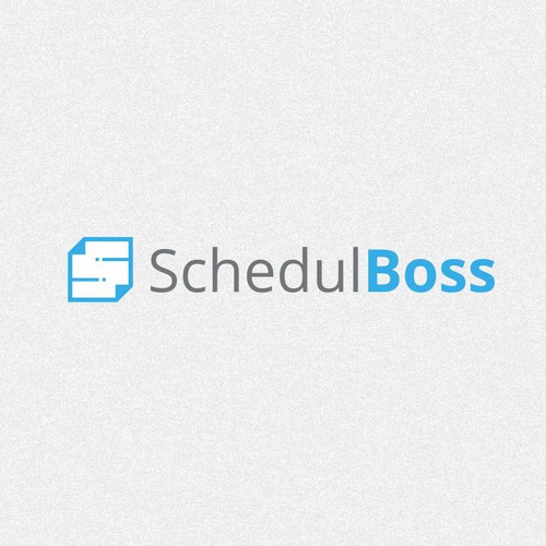 Schedule design with the title 'SchedulBoss Logo'
