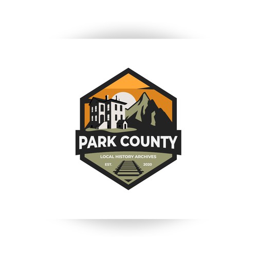 Park logo with the title 'Park logo design'