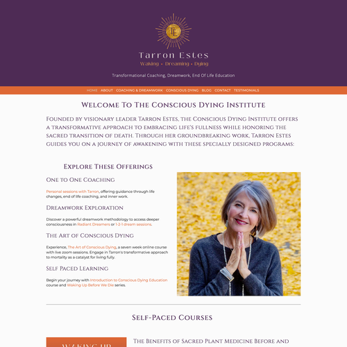 Design with the title 'Tarron Estes Site Design'