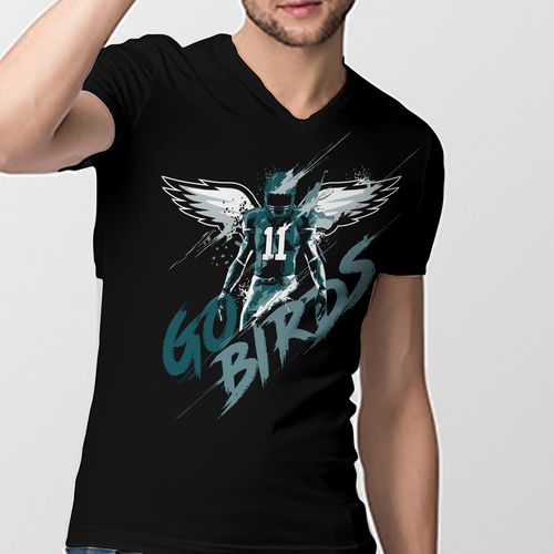 NFL design with the title 'Eagles T-shirt'