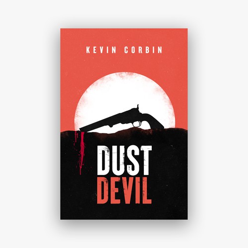 Western book cover with the title 'DUST DEVIL'