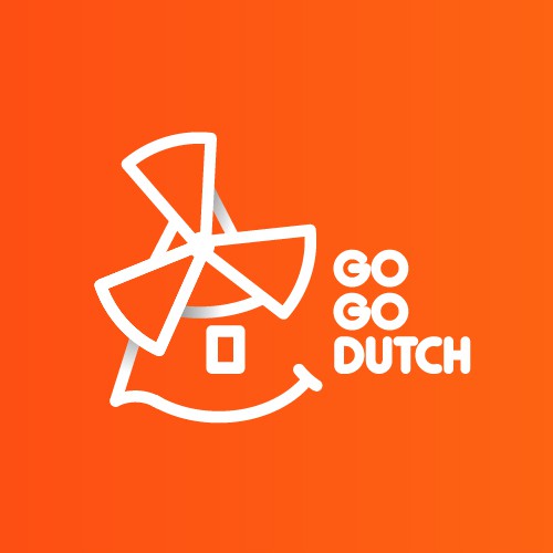 Windmill logo with the title 'GoGoDutch'