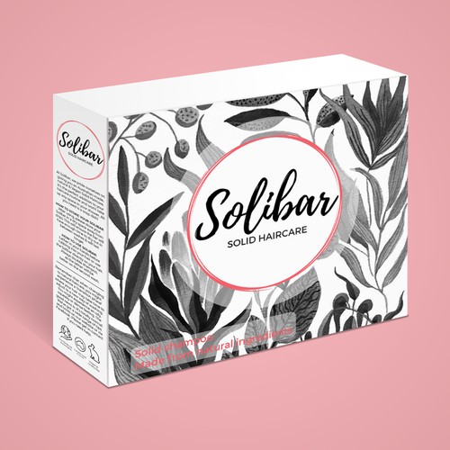 Soap packaging with the title 'Soap packaging'