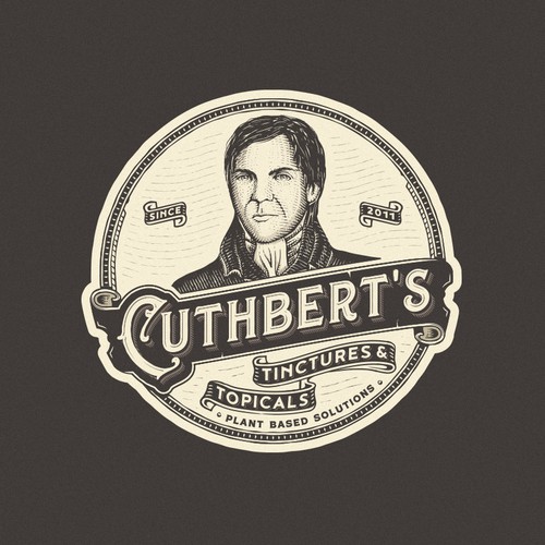 Family design with the title 'Cuthbert's Tinctures & Topicals'