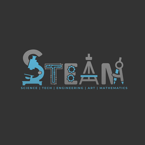 Mathematics logo with the title 'S.T.E.A.M - Day Care Center'