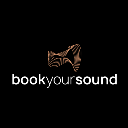 Design with the title 'bookyoursound'