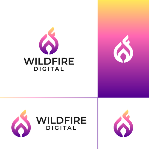 Hot logo with the title 'WF Logo'