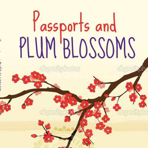 Travel book cover with the title 'Passports and Plum Blossoms'