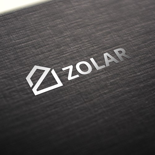Solar energy logo with the title 'Logo design for photovoltaic panel company'