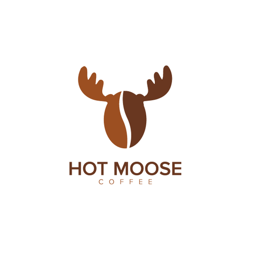 Discover logo with the title 'Hot Moose Coffee'