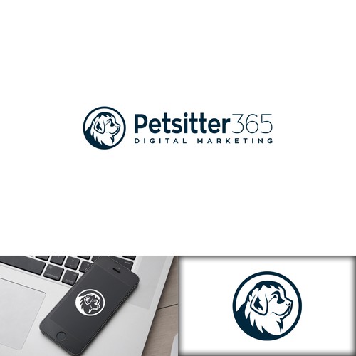 Website logo with the title 'Petsitter 365'