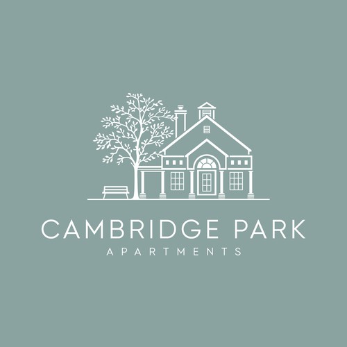 Park design with the title 'Logo Design'