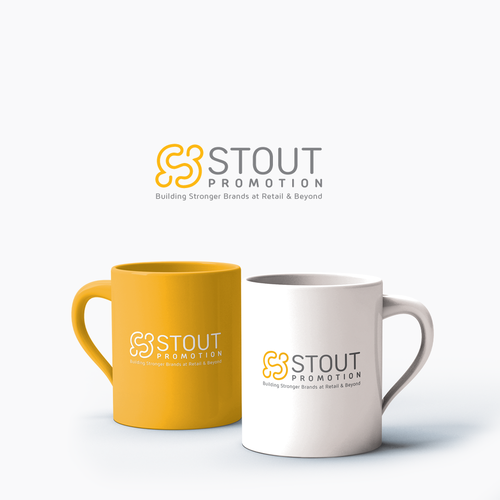 Promotional design with the title 'Stout Promotion Logo'